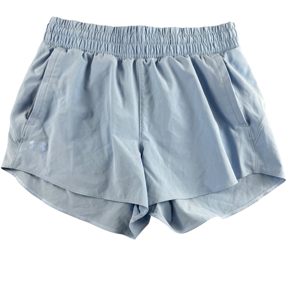 Under Armour Womens Play Up Athletic Shorts Light Blue Size Medium 1344552-436